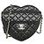 Borsa a tracolla Chanel in agnello Nero