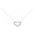 Collana Cartier C Heart 750 Oro Bianco Argento