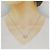 Collana Cartier C Heart 750 Oro Bianco Argento - vista 5