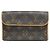 Pochette Florentine Monogram Louis Vuitton marsupio Marrone