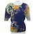 Issey Miyake PLEATS PLEASE Top plissé Blu Verde Giallo Blu navy