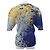 Issey Miyake PLEATS PLEASE Top plissé Blu Verde Giallo Blu navy - vista 2
