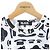 Camiseta de algodón negra Comme des Garcons Negro Blanco - vista 5