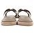 Hermès Hermes Oran37 Leder Flache Sandalen Braun Taupe - Ansicht 6