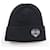 CHANEL COCO Mark Kaschmir Strickmütze Schwarz