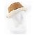Loewe Bucket Hat aus Lammleder mit Logo Braun