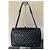 Borsa Chanel Timeless Classic Jumbo Flap in pelle traforata Nero - vista 2
