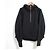 Autre Marque RITA JEANS TOKYO BONDING Half Zip Hoodie Schwarz