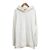 Autre Marque John Elliott Sweatshirt mit Reißverschluss am Saum Weiß Aus weiß