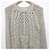 Autre Marque UN3D. Strickpullover mit Mesh-Fransen Beige - Ansicht 3