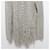Autre Marque UN3D. Strickpullover mit Mesh-Fransen Beige - Ansicht 5