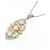 Autre Marque Collana in Diamante Pt900 K18YG Pt850 Argento - vista 3