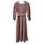 Autre Marque PROPORTION BODY DRESSING Kleid mit gerafften Schultern und transparentem Stoff Pink - Ansicht 2