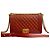 Borsa a tracolla CHANEL Boy Chanel in agnello Rosso