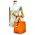 Hermès Picotin Lock GM Kalbsleder Handtasche Orange - Ansicht 3