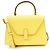 Borsa Valextra ISIDE in pelle di vitello morbida Giallo