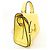 Borsa Valextra ISIDE in pelle di vitello morbida Giallo - vista 2