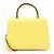 Borsa Valextra ISIDE in pelle di vitello morbida Giallo - vista 3