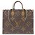 Borsa Tote Louis Vuitton OnTheGo Monogram Giant Marrone