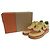 Autre Marque Nike Air Force 1 Wildleder-Sneaker Grün Orange Gelb - Ansicht 2