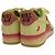 Autre Marque Nike Air Force 1 Wildleder-Sneaker Grün Orange Gelb - Ansicht 5