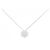 Autre Marque Collana di Diamanti PT900/PT850 Argento