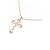 Autre Marque Collana in oro rosa K10 e diamanti - vista 4