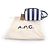 Apc A.P.C. sac demi-lune borsa a tracolla in pelle Blu - vista 2