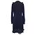 Chanel Seiden-Kaschmir-Kleid Schwarz - Ansicht 2