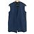 Chaleco STRETCH OXFORD sin cuello Theory Azul