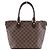 Borsa Tote Louis Vuitton Saleya PM Damier Canvas Marrone
