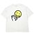 Autre Marque Camiseta Acy SMILEy TEE de algodón y poliuretano Blanco