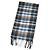 Autre Marque Sciarpa a quadri con frange URBAN RESEARCH Marrone Blu