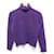 Autre Marque Suéter de cuello alto de mohair Dsquared2 Púrpura