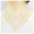 Autre Marque Au750 Weißgold Drei-Steine-Diamantkette Silber - vista 6