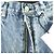 Autre Marque Jeans de denim con combinación de nylon y lavado químico stein Azul - vista 6