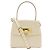 Céline Borsa a 2 vie in pelle di vitello Celine Bianco