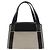 Autre Marque Borsa Tote 2way in tela e vitello MORABITO Nero Grigio