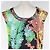 Top sin mangas de seda Medusa de Versace Negro Multicolor - vista 4