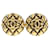 Orecchini Chanel Coco Mark Matelasse D'oro
