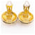 Orecchini Chanel Coco Mark Matelasse D'oro - vista 4