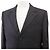 Completo in lana Louis Vuitton Marrone Grigio antracite - vista 12
