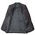 Completo in lana Louis Vuitton Marrone Grigio antracite - vista 7
