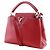 Borsa 2way Louis Vuitton Capucines BB Taurillon Rosso - vista 2