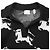 Polo de malha de algodão e seda com design Equestrian Knight Burberry London Preto Branco - vista 8