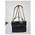 FENDI Vitello Liberty Scalloped Studded Kan I Shoulder Bag Black Nero - vista 3