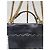 FENDI Vitello Liberty Scalloped Studded Kan I Shoulder Bag Black Nero - vista 9