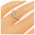 Autre Marque Moard Au750 Diamond Ring Ring Golden - Ansicht 5
