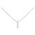Autre Marque Collana di Diamanti PT900/PT850 Argento