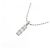 Autre Marque Collana di Diamanti PT900/PT850 Argento - vista 3